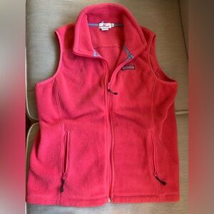 Vineyard Vines Coral Fleece Vest